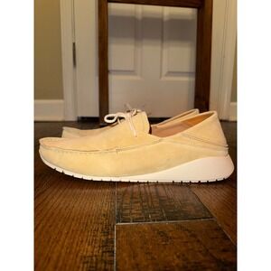 OluKai Ka Driver Mens Golden Sand Suede Slip On Loafer Shoes Size 11.5 No Box